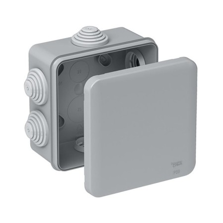 Distribution box SE, 100x100x50 mm, IP55, for open installation, gray, IMT350911-1