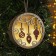 Christmas tree toy "New Year's toys", AAX2 batteries (not complete), glow warm white