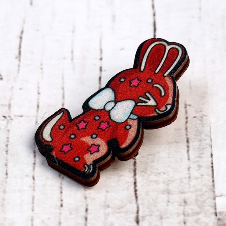 Wooden icon "Hare"-2