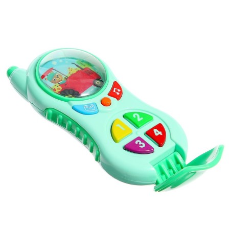 Musical phone number, sound, light, green color-2