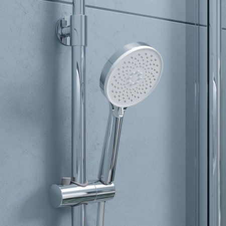 Shower system IDDIS SheLFY SheSBBTI06, tropical shower, shower, brass, chrome-6