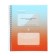 Notebook for recording foreign words A5, 48 sheets on the crest "Translator", cover Cover Cardboard, Offset Block 65 g/m2, mix
