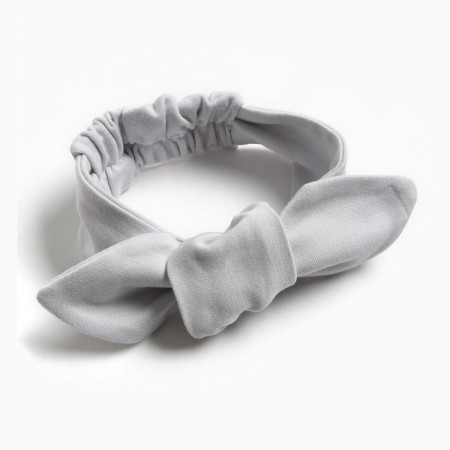 Girl's head bandage, pearl color, height 74 cm-2
