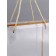 PET box with handles, gold, 25 x 25 x 10 cm