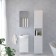 Sansstar flooring "June 40" with a shell "Azov 40", white