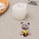 Silicone form "Bear-family", 5 × 4.8 × 5.9 cm, color transparent color