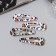 Invisible hair "Gloria", set 4 pcs., Leo, 5 cm