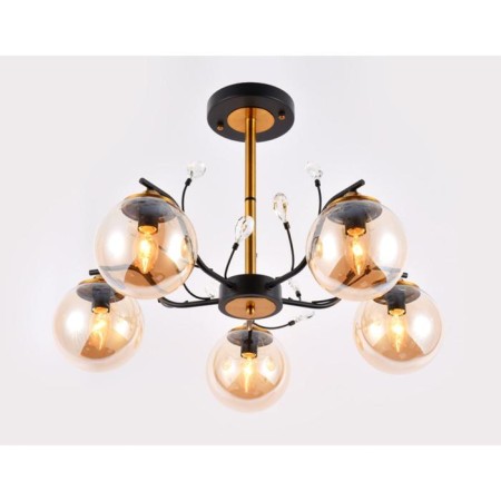 Ambrella Light Traditional, 5x40W E14 chandelier, Black gold color-2