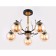 Ambrella Light Traditional, 5x40W E14 chandelier, Black gold color