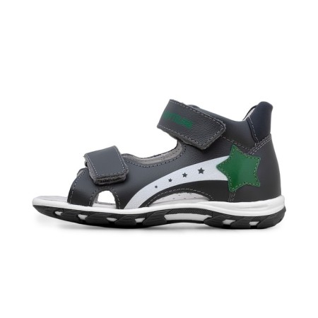 Baby sandals, size 24, gray color-1