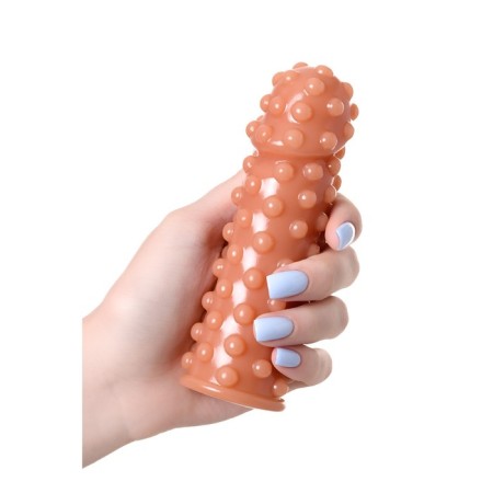 Kokos nozzle is realistic with additional stimulation, TPE, bodily, 12.7 cm-8