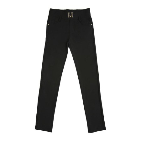 Pants for girls, height 146 cm, black color
