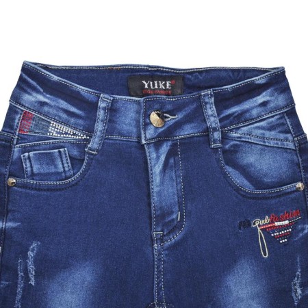 Jeans for girls, height 134 cm-3