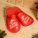 Bath set in the portfolio "Happy New Year", red