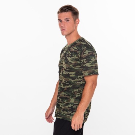 T -shirt male camouflage spots, khaki color, size 52-1