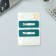 Invisibility for hair "Adeli" (set 2 pcs) matte straight, 5 cm, green
