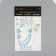 Sticker of rhinestones plastic "Brazlets from rhinestones" MIX 12x20.3 cm