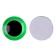 Elose -based eyes, set of 10 pcs., Size 1 pc. - 20 mm, green color