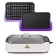 Electric grill KitFort KT-1685, 1500 W, anti-stick coating, 38x22 cm, white