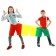 Relay shorts for three, three pants with straps, children's, Mix colors
