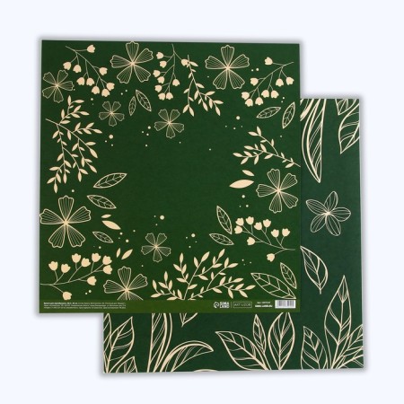 Scrapbooking paper "Field Plants", 30.5 x 32 cm, 180 g/m²-1
