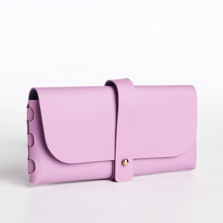 Case for glasses on the clue, lilac color