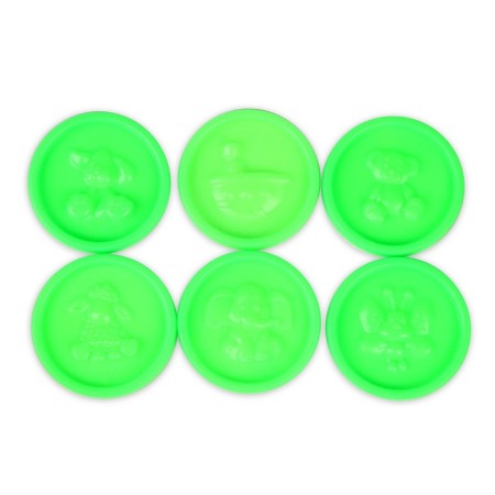 Modeling dough, 7 colors 15 g in the bucket-4