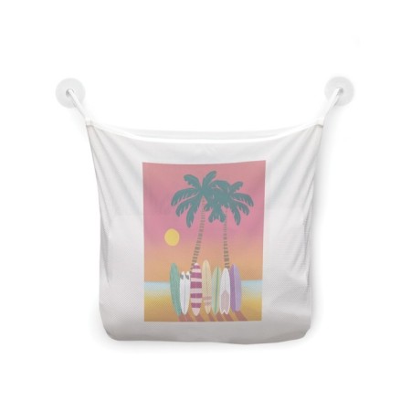 Organizer in a bath on sunset sunset, to store toys and trifles, size 33x39 cm-2