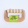 Massage "Babys", 14.5 × 8 × 3 cm, wooden, 5 wheels with spikes, beige color