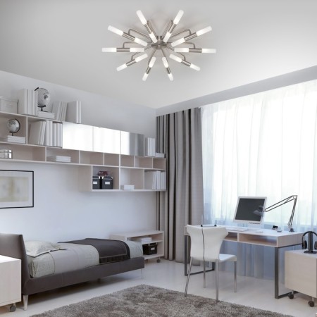 Smart ceiling lamp Bastone, 3W, G4, 70x70x8.8 cm-2