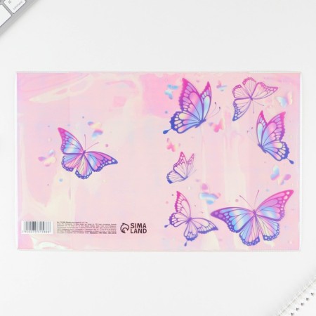 The holographic cover for the butterfly notebook, 34.7 x 21.1 cm-2