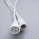 Garland "fringe" 3 × 0.6 m, IP44, UMS, white thread, 160 smd-led, white glow, 220 V