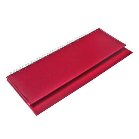 Planing is a low -off 100 x 300 mm, 56 sheets, on the crest, an artificial leather cover, burgundy-1