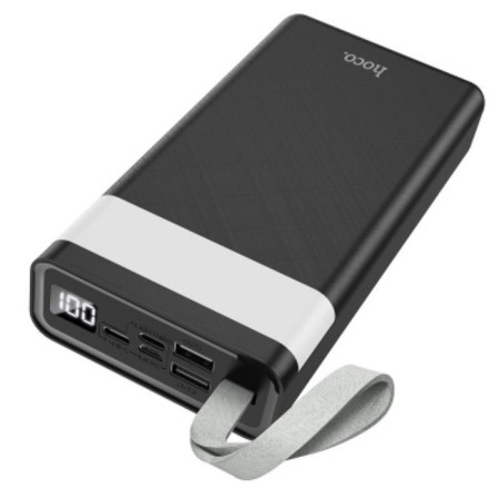 External battery Hoco J73, 30,000 mAh, 2 USB, 2 A, display, black-4