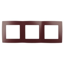 The frame for the switch for 3 posts, era12, burgundy
