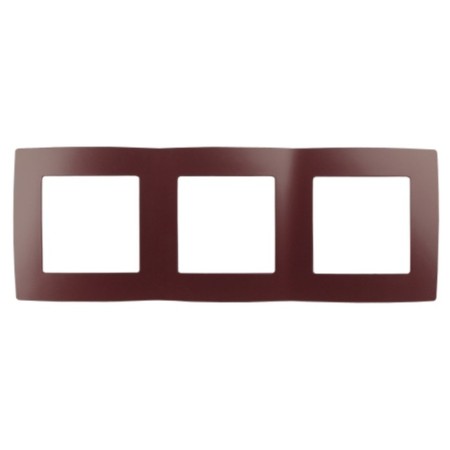 The frame for the switch for 3 posts, era12, burgundy