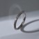 Ring "Classics", silver color, 17 size