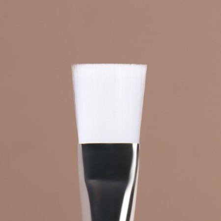 Mask brush, 17 (+/- 1) cm, transparent/white color-4