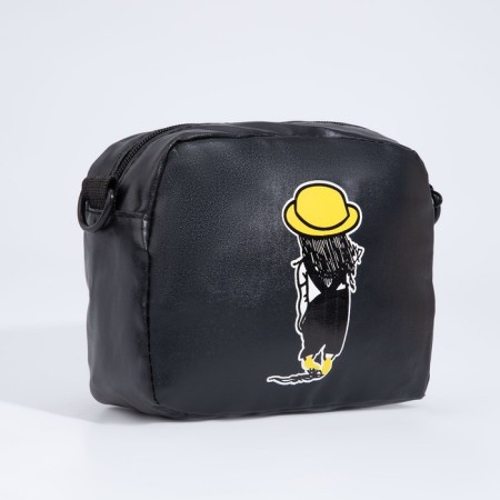 Women's bag with lightning, black color-2