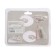 The hook for the curtains "tundra" ks006, one -rod, color chromium