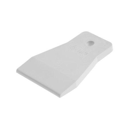 Rubber tundra spatula, 60 mm, white