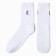 Male socks, white color, size 27-29
