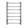 Water heated towel rail Domoterm "Orpheus", P7, 7 crossbars, 500 x 700 mm, chrome