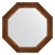 Mirror in the baguette frame, Roman bronze 88 mm, 76.6x76.6 cm