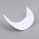Rolk for cap, bent, 7 × 19.5 cm, white color, price for 1 piece