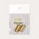 Cleep for laces, steam, d = 8 mm, 1.8 cm, golden color