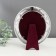 Photo frame plastic 15x20 cm "Oval with silver roses" gray 23x18x1.5 cm