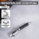 Holder for the frying pan Venus, stainless steel, black color