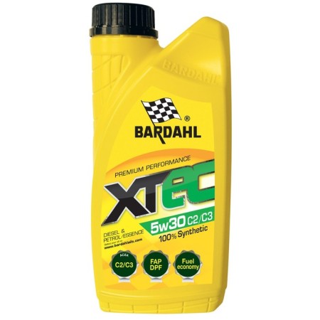 Motor oil Bardahl XTEC 5W30 C2/C3 SN/CF, synthetic, 1 liter