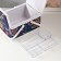 Casket for needlework "Flower mosaic" 19x26x14.5 cm